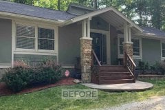 Home Window Replacement in Wake Forest: Before