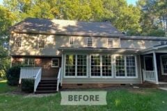 Before Home Siding Replacement in Raleigh, NC