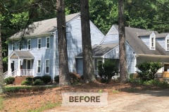 Before Home Siding Replacement in Raleigh, NC