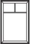 Cottage TS, 1 Vertical, 1 Horizontal Casement Window