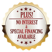 No Interest & Special Financial Available Badge 