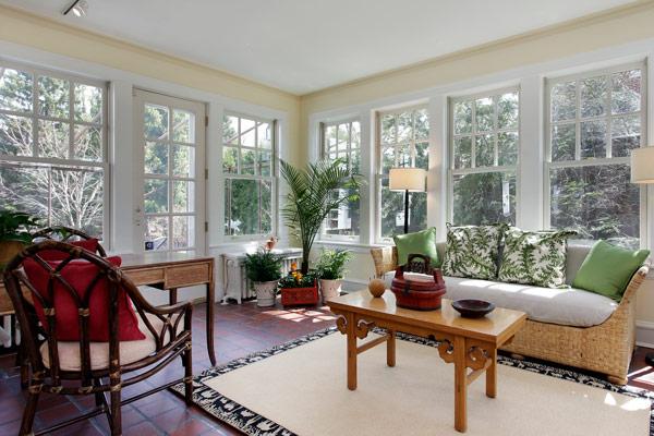 Sunroom window installation in Cary, NC