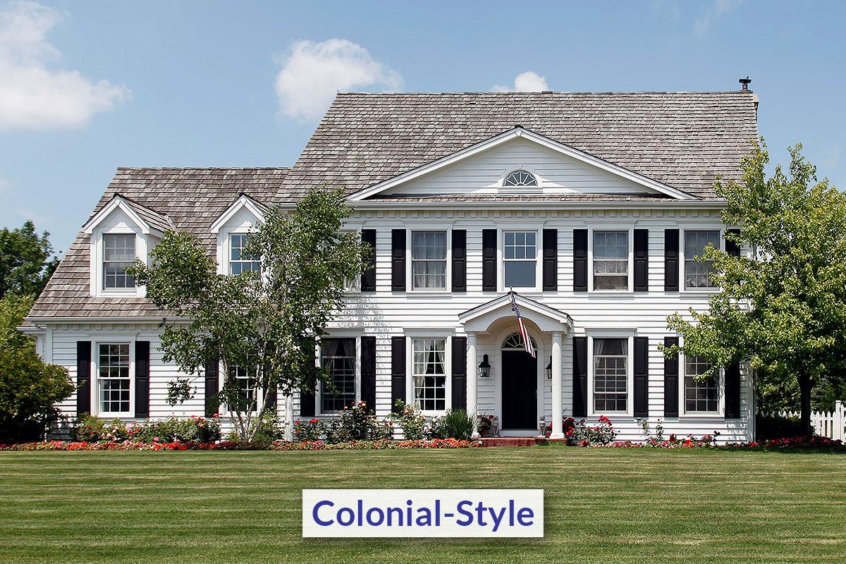 Colonial-Style Home with Double Hung Replacement Windows in Apex, NC