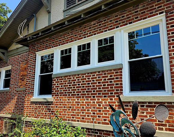 New Windows on Brick Home in Raleigh, NC