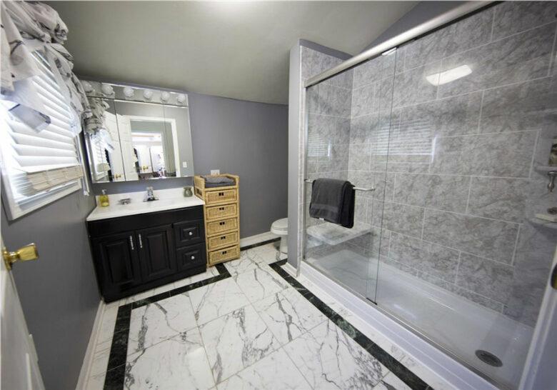 Walk-In Shower in New Bathroom in Raleigh, NC