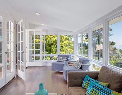 Sunroom with Windows in Chapel Hill, NC