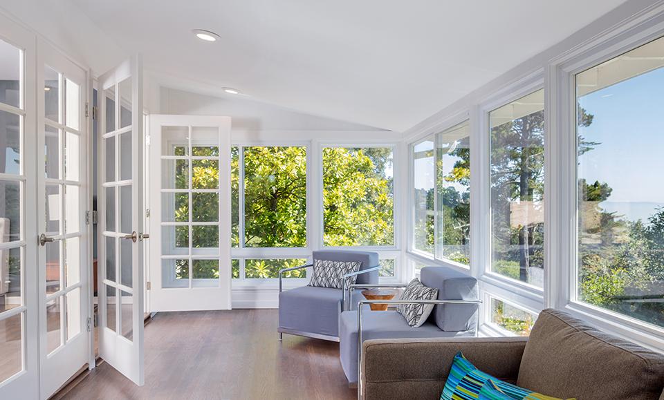 Sunroom with New Windows in Fuquay Varina