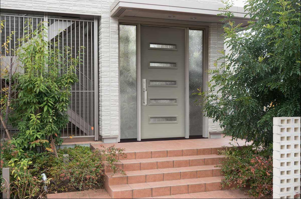 Modern Steel Front Door in Chapel Hill, NC