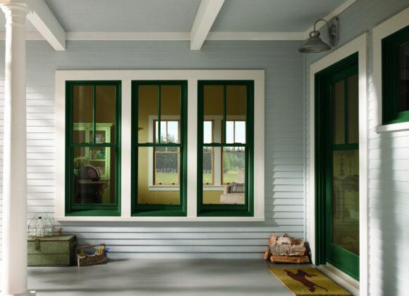 Green Double Hung Replacement Windows in Chapel Hill, NC