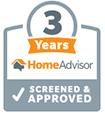 HomeAdvisor Screen & Approved Logo