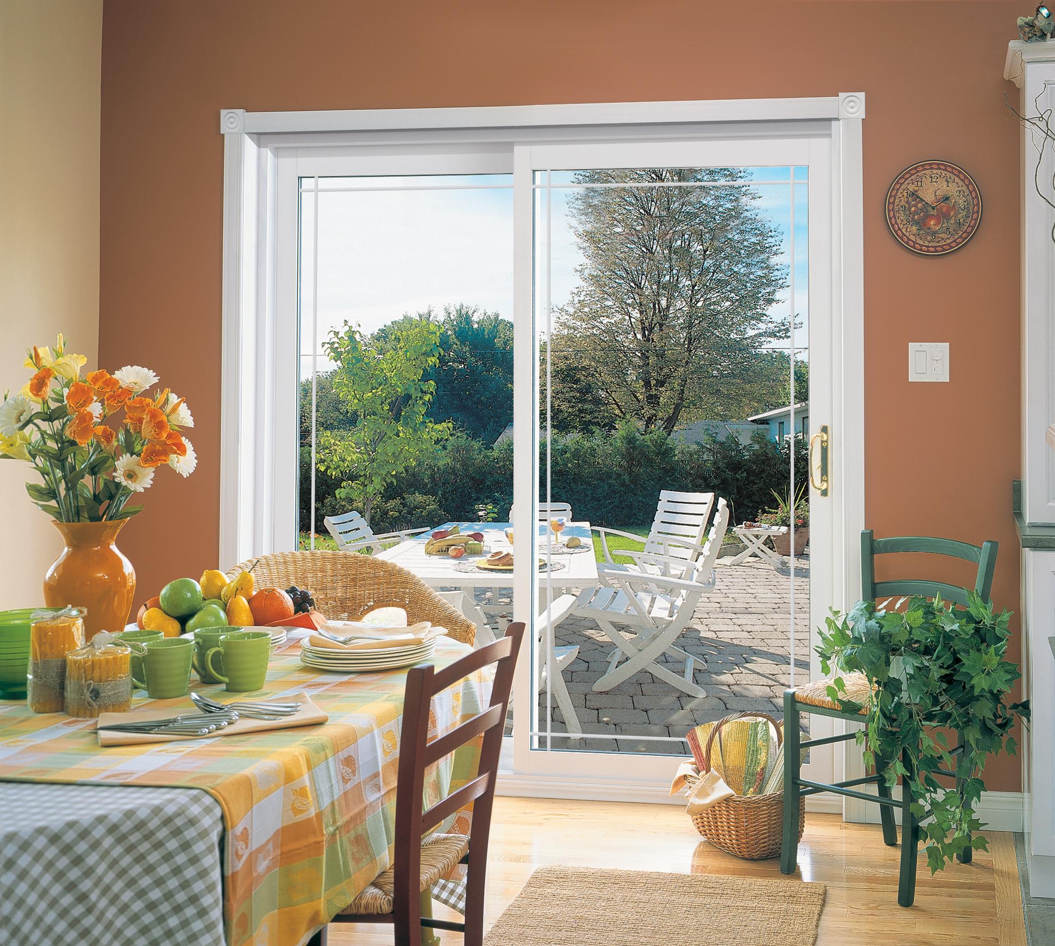 Sliding Glass Patio Doors in Dining Room in Cary, NC