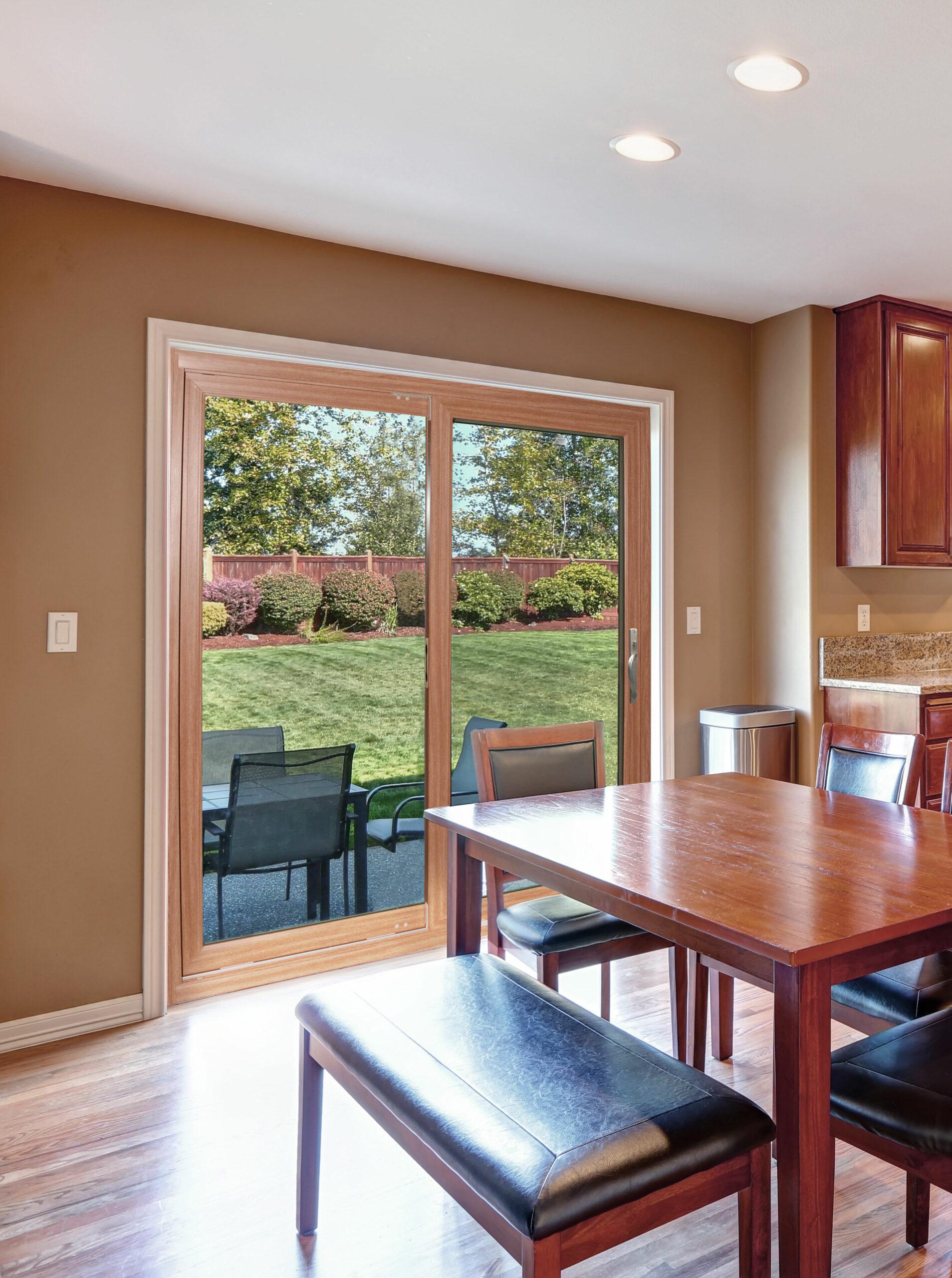 Sliding Glass Patio Doors in Dining Room in Chapel Hill, NC