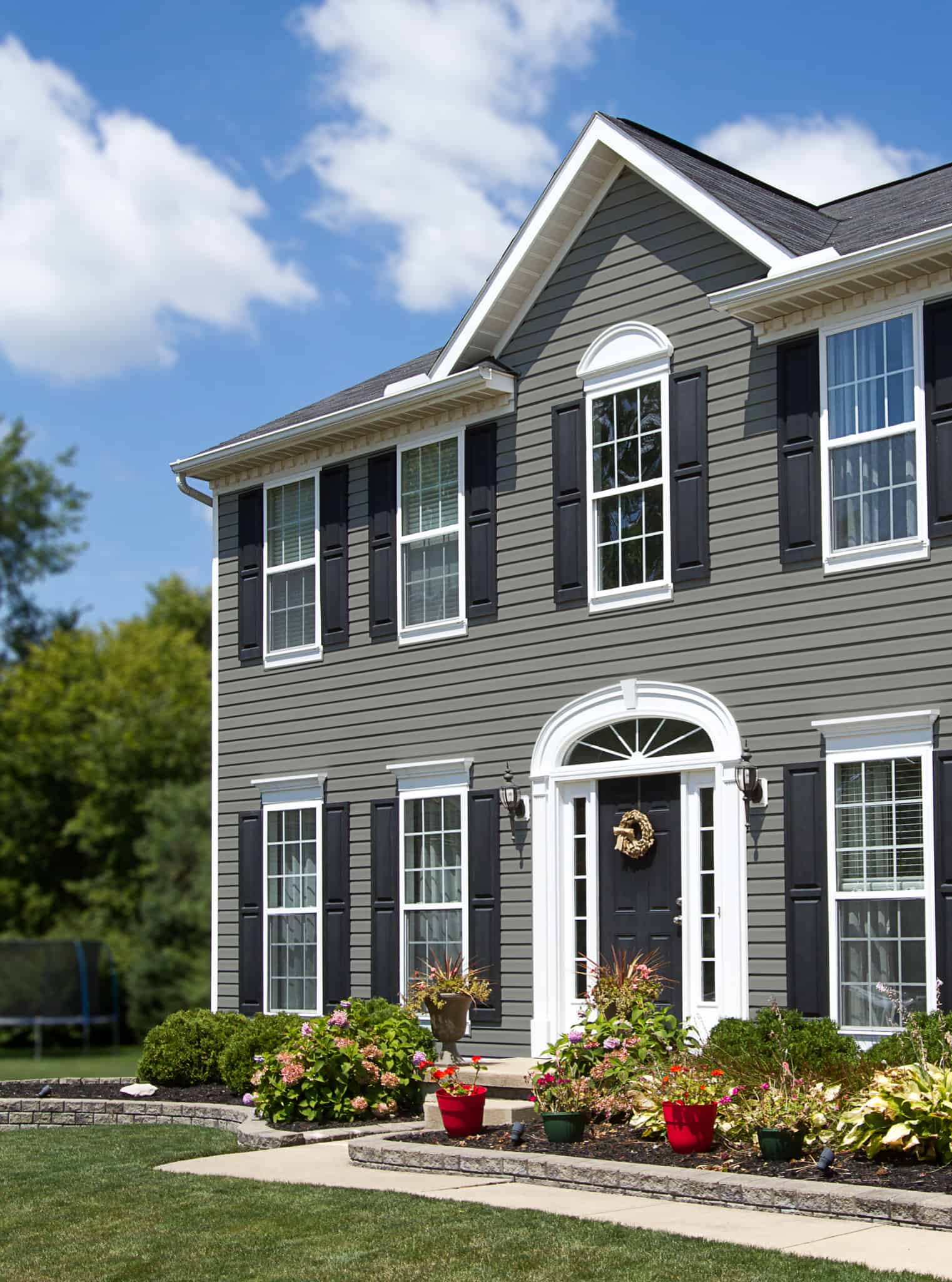 Double Hung Replacement Windows on Home in Chapel Hill, NC