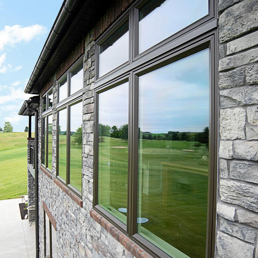 Casement Windows on Home in North Carolina