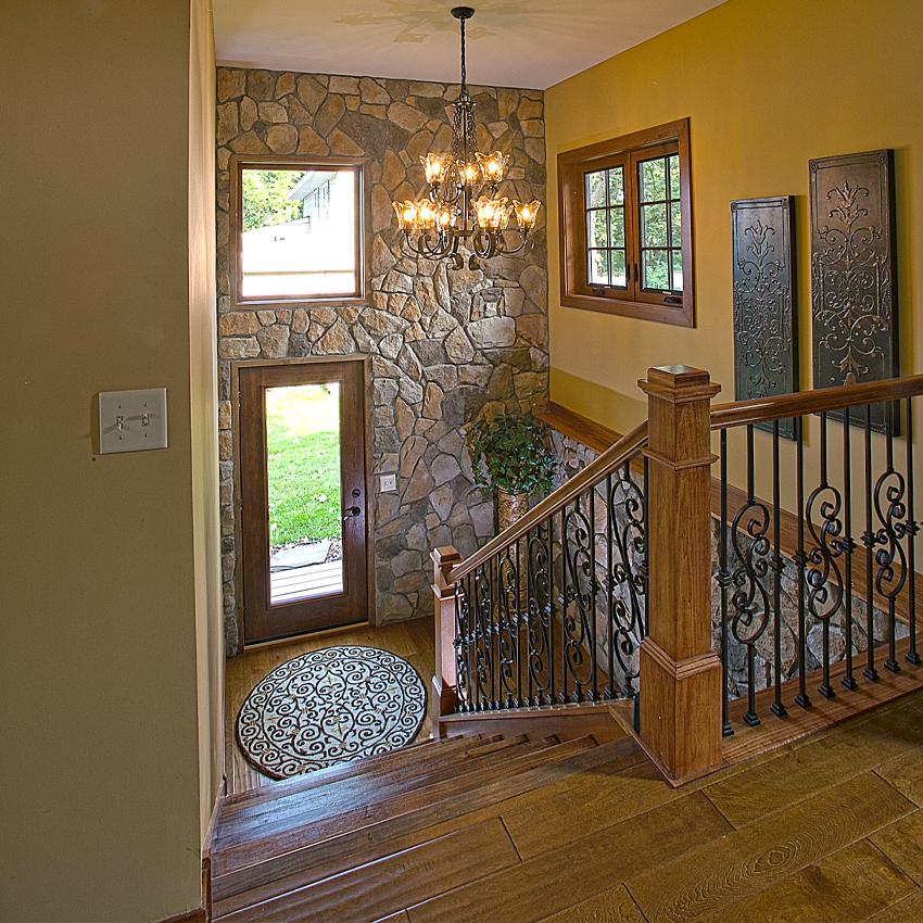 Windows in Stairwell in Home in Raleigh, NC