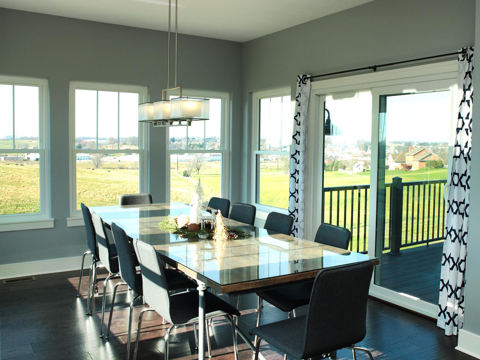 Sliding Glass Doors in Living Room in Durham, NC