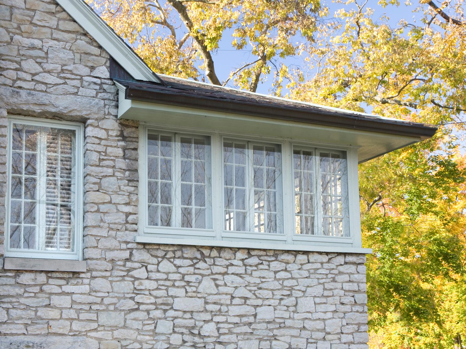 Energy Efficient Windows on Stone Home in Cary, NC