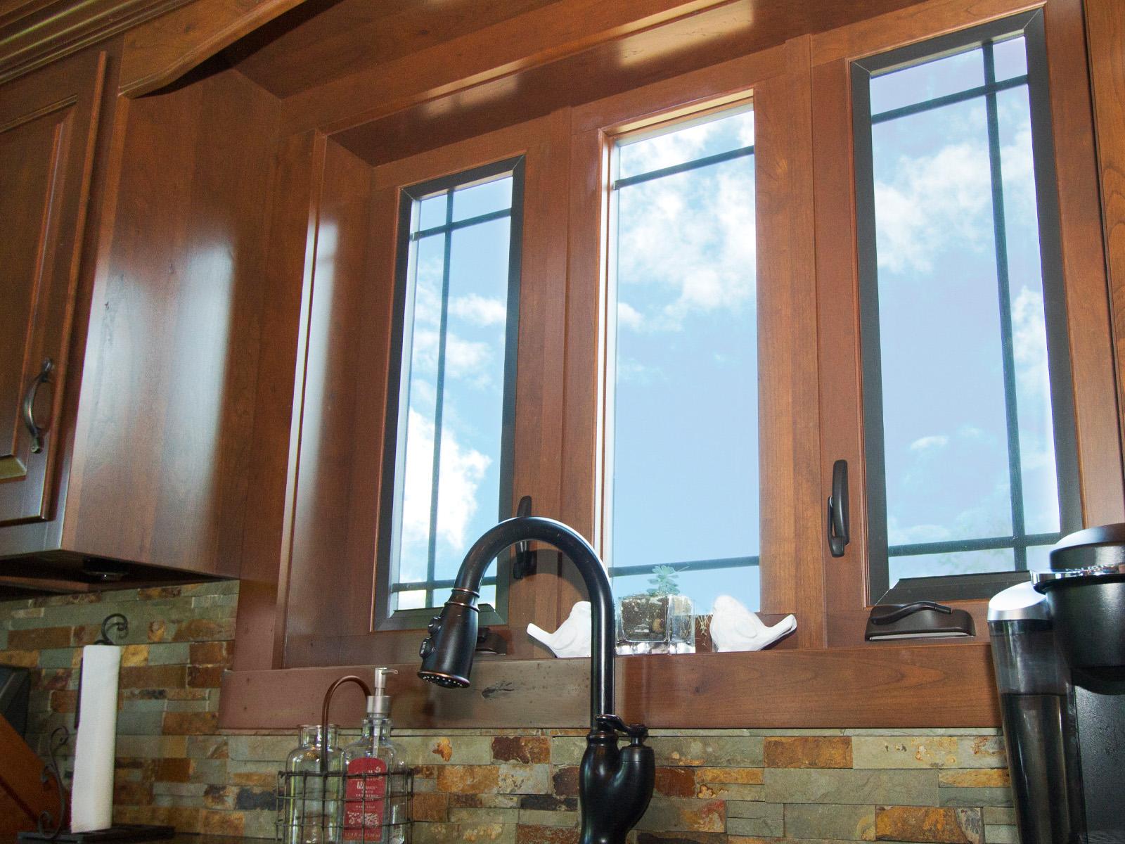 Wood Windows in Kitchen in Cary, NC