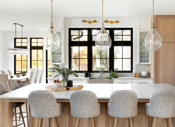 Kitchen with Custom Replacement Windows in Mebane, NC 